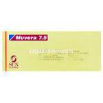 ムベラ　Muvera7.5、ジェネリックモビック　MOBIC、メロキシカムBP7.5mg　Sun Pharma製